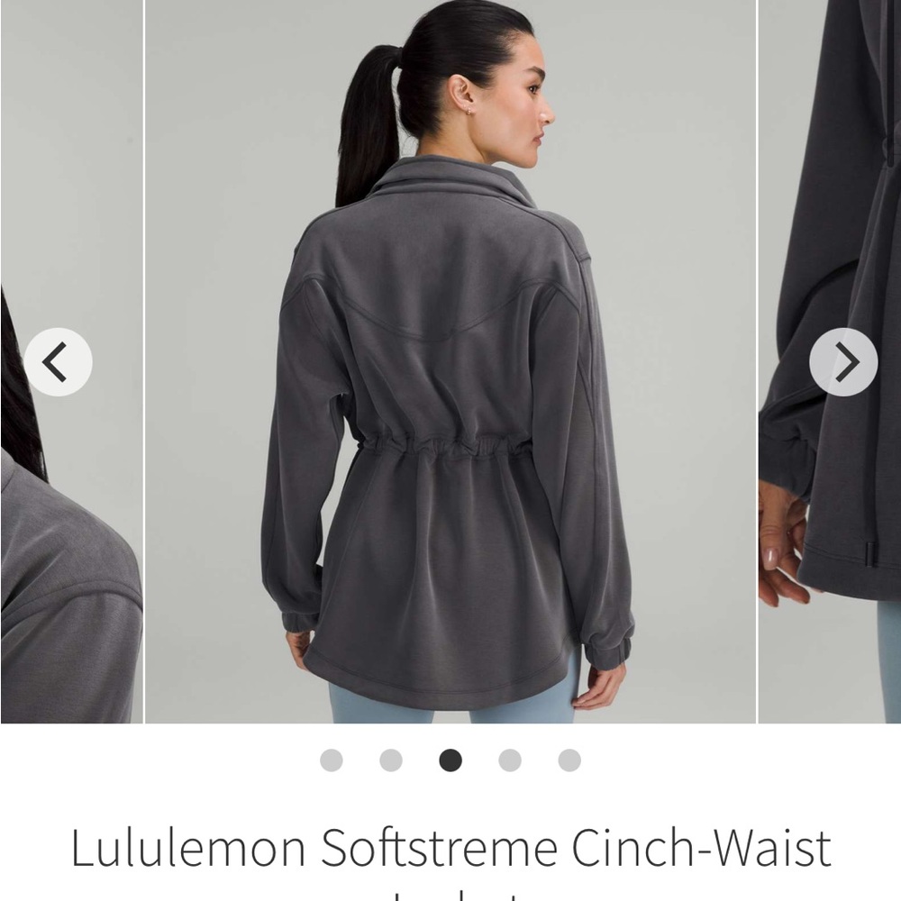 lululemon Charcoal Utility Jacket - Picture 2 of 7